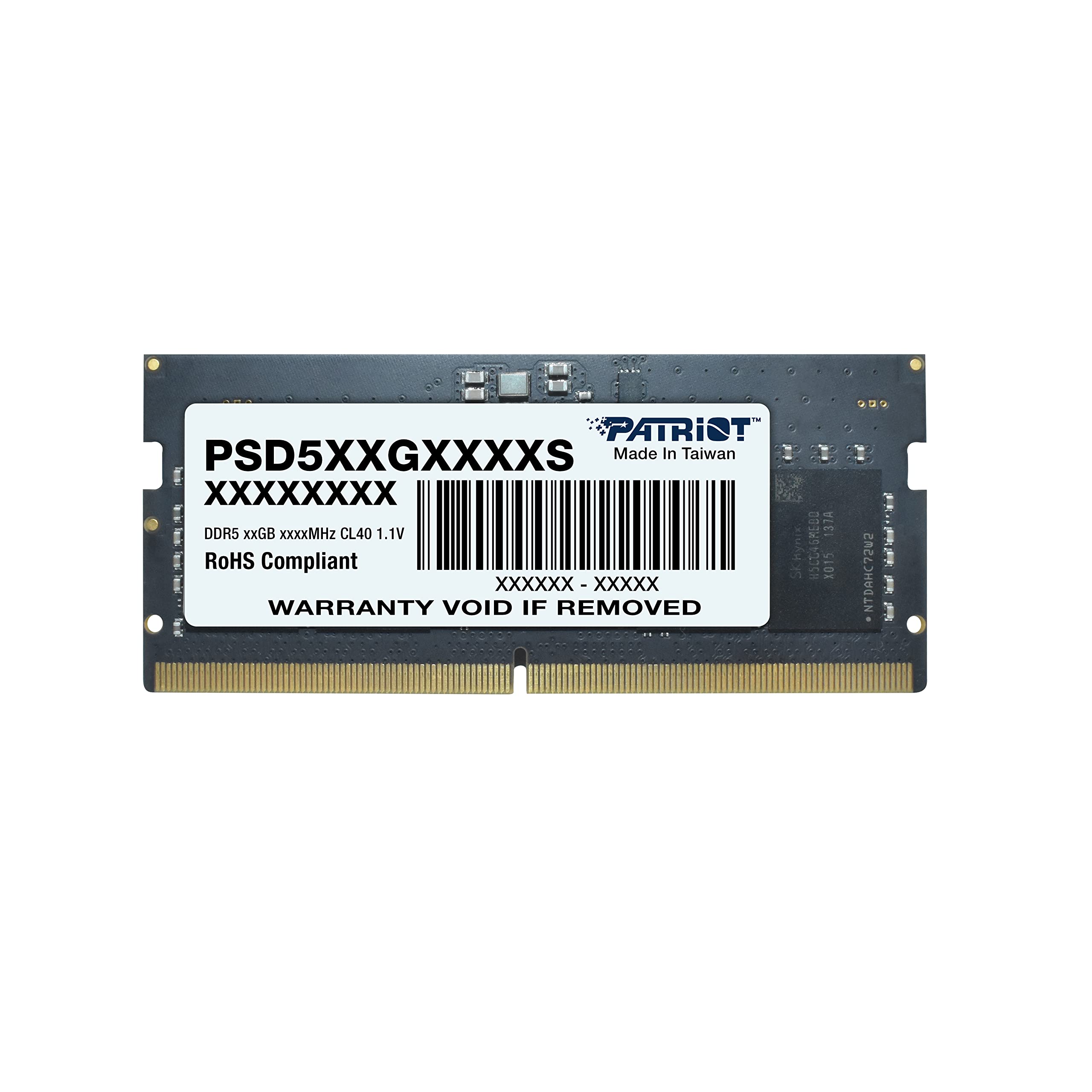 PATRIOT RAM SODIMM 32GB DDR5 4800MHZ