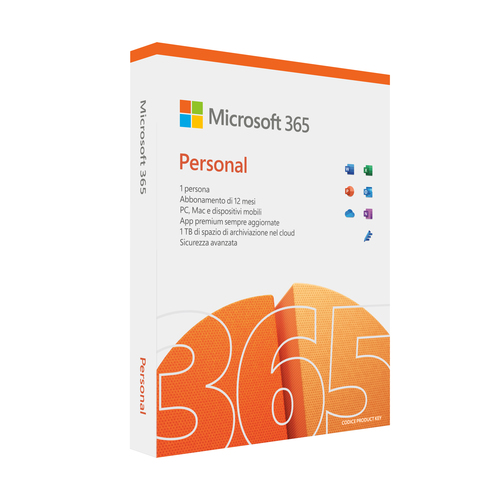 MICROSOFT OFFICE 365 PERSONAL SUBSCR 1YR MEDIALESS P6