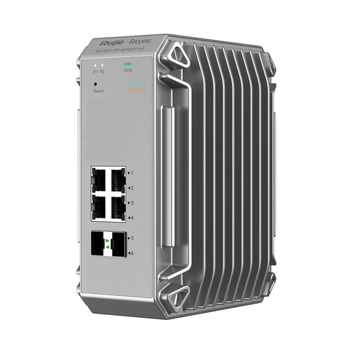REYEE CLOUD INDUSTRIAL SWITCH L2 FULL MANAGED IP40. 8X1GE POE+ POWER BUDGET 240W 4XSFP