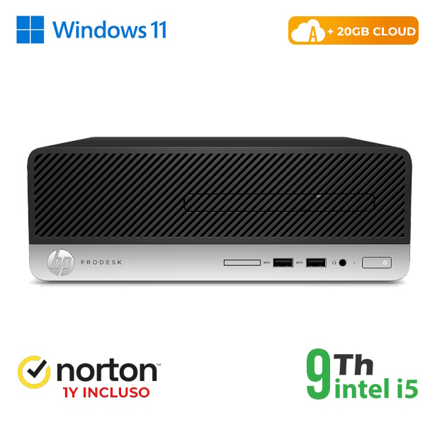 RINOVO PC HP REFURBISHED 400-600 G5 SFF i5-9X00 DDR4 8GB SSD 256GB W11 CLOUD 20GB Grade A 1Y Warran