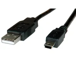 ROLINE CAVO USB2.0 CABLE, A - 5 PIN MINI, M M, 1.8M