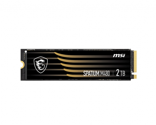 MSI SSD GAMING SPATIUM M480 2TB M2 NVME PCIe 4.0 WITH HEATSHIELD