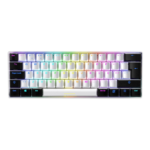 SHARKOON SGK50 S4 TASTIERA GAMING USB-C LED RGB LAYOUT ITALIANO BIANCO