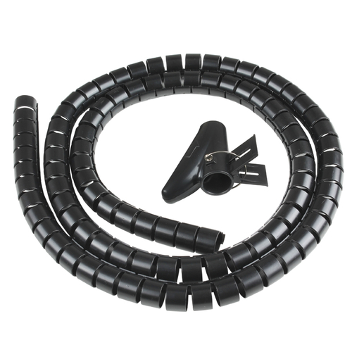 VULTECH SPIRALE AVVOLGI CAVO FLESSIBILE 1.5 MT SN21505 NERA