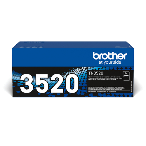 BROTHER TN-3520 TONER 20.000 PAG NERO