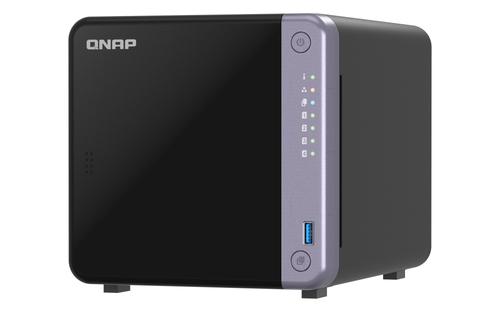 QNAP TS-432X-4G NAS CHASSIS TOWER ALPINE AL524 2GHz RAM 4GB 4 BAY HDD/SSD 2.5"/3.5" 2xUSB 2xPORTE LAN RJ-45 1xSLOT SFP BLACK