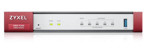 ZYXEL FIREWALL 1P GBE POE 30W 4P GBE 2 GBPS FIREWALL THROUGHPUT. WAN-VPN 20 IPSEC 15 SSL INCL.1Y SEC