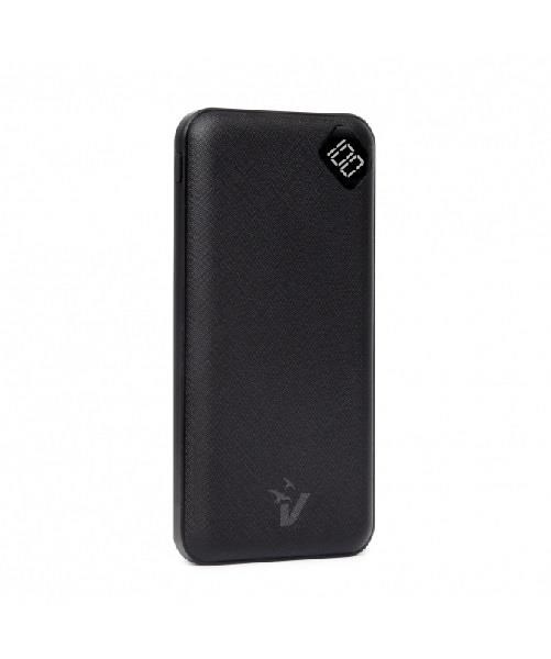 VULTECH POWERBANK 20.000mAH DISPLAY PER CONTROLLARE LA RICARICA USB-A E USB-C QUICKCHARGE 3.0 NERO