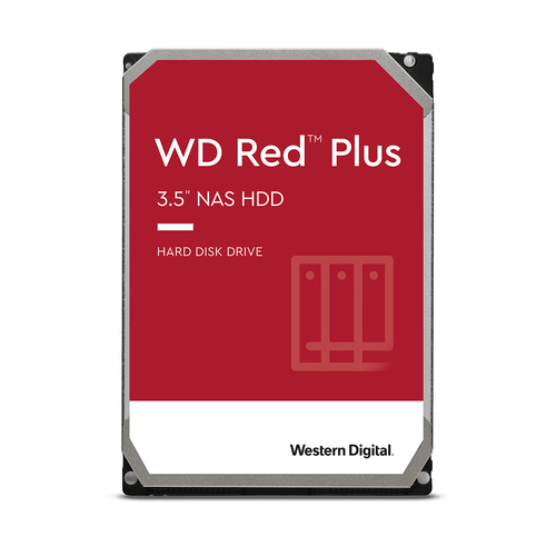WESTERN DIGITAL HDD 4TB RED PLUS 3,5