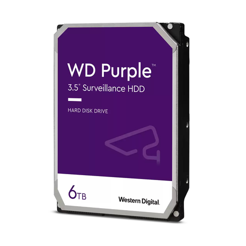WESTERN DIGITAL HDD PURPLE 6TB 3,5
