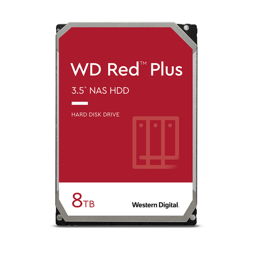 WESTERN DIGITAL HDD RED PLUS 8TB 3,5 7200RPM SATA 6GB/S 256MB CACHE