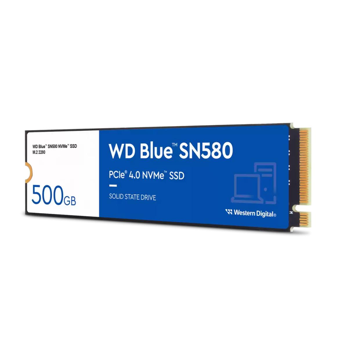 WESTERN DIGITAL SSD INTERNO BLUE SN580 500GB M.2 2280  PCIE 4.0 X4 NVME