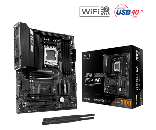ASROCK MB AMD AM5 X870/4DDRS/WIFI