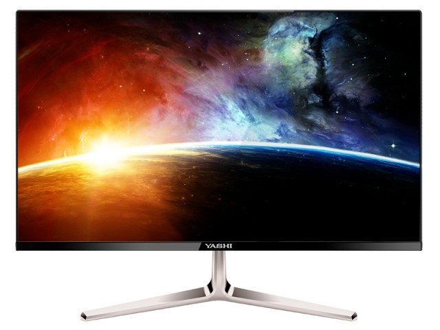 YASHI MONITOR 24 LED IPS 16:9 FHD 2MS 350CDM,  VGA/ HDMI,  MULTIMEDIALE